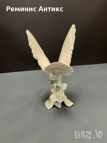 Порцеланова колекционерска фигурка Бял гълъб върху клонка, снимка 2 - Статуетки - 45284110