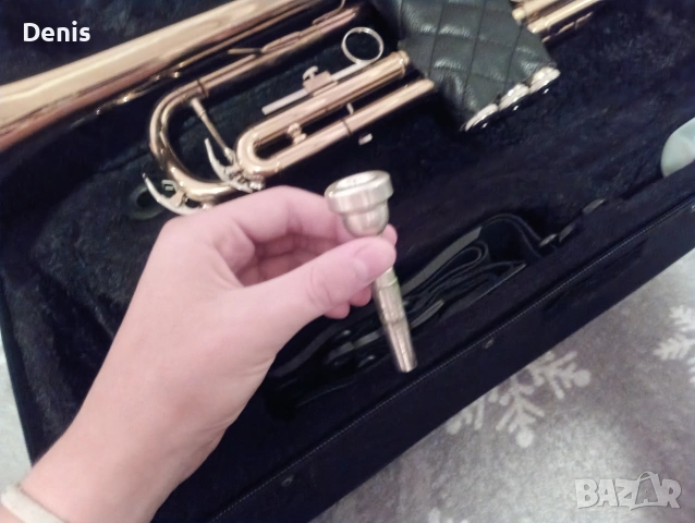 тромпет с калъф , снимка 6 - Духови инструменти - 53102924