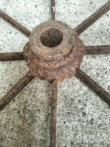 Старо желязно колело, снимка 5 - Антикварни и старинни предмети - 49529626