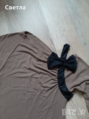 Блуза с паднал ръкав, снимка 2 - Блузи с дълъг ръкав и пуловери - 27226841