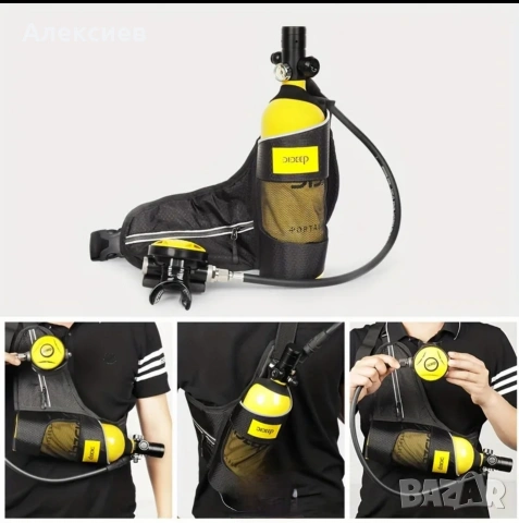 водолазна бутилка - DIDEEP , снимка 2 - Спортна екипировка - 53034045