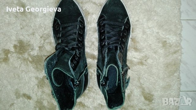 Дамски кецове естествен велур , снимка 2 - Кецове - 43502155