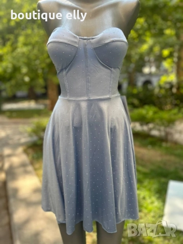 елегантна рокля с регулиращи се връзки, снимка 9 - Рокли - 52135310