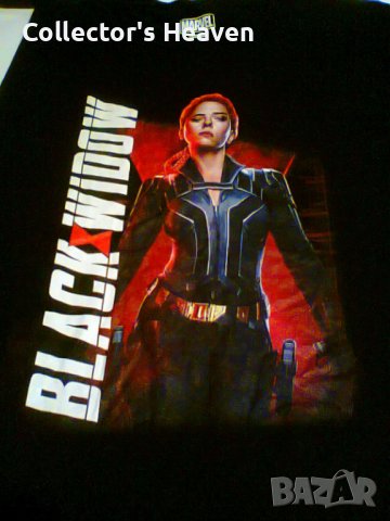Marvel Black Widow Марвел Черната Вдовица оригинална тениска, снимка 6 - Тениски - 43655434