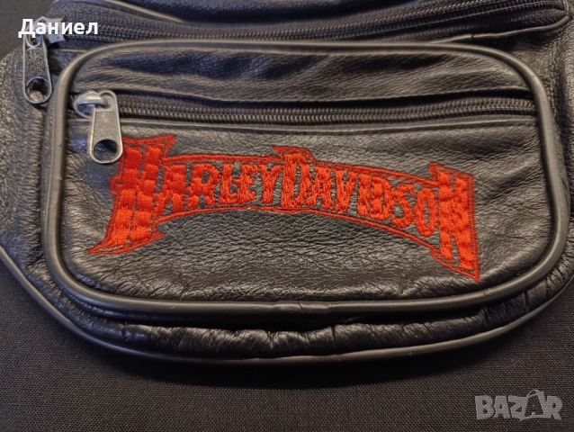 Кожена чантичка Harley Davidson , снимка 2 - Чанти - 52497305