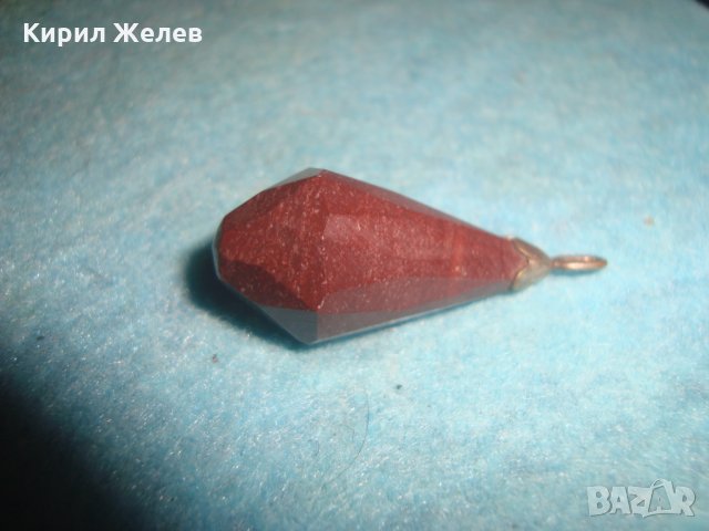 СТАР СКЪПОЦЕНЕН АРТ ДЕКО РУБИНЕН МЕДАЛЬОН 56521, снимка 6 - Антикварни и старинни предмети - 35596718