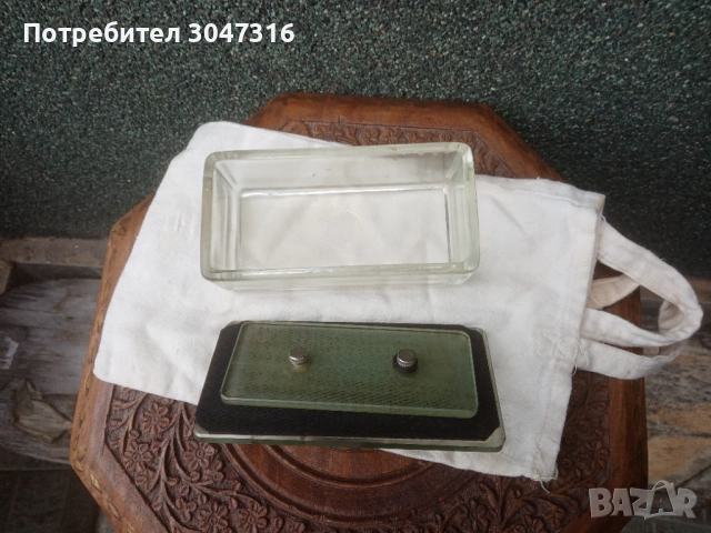 Антикварна стъкленица за стерилни материали. Ретро медицинско стъклено изделие., снимка 5 - Антикварни и старинни предмети - 52507413