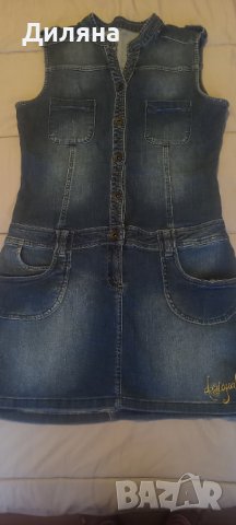 Дънкена рокля Л 