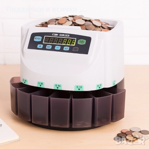 Броячна машина за монети - точно сортиране по номинал, снимка 8 - Друга електроника - 52951721