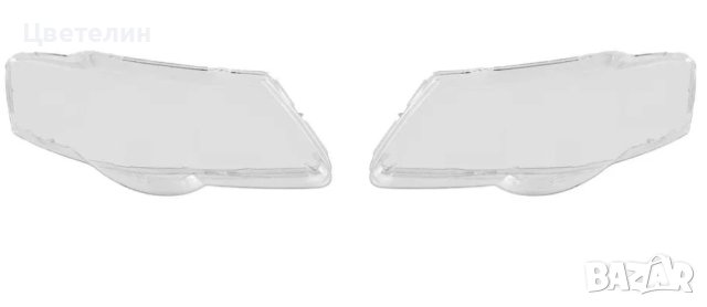 Комплект Стъкла за фар фарове VW Passat B6 ляво и дясно stykla