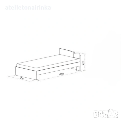 Детско легло Алиса, снимка 2 - Мебели за детската стая - 46383671