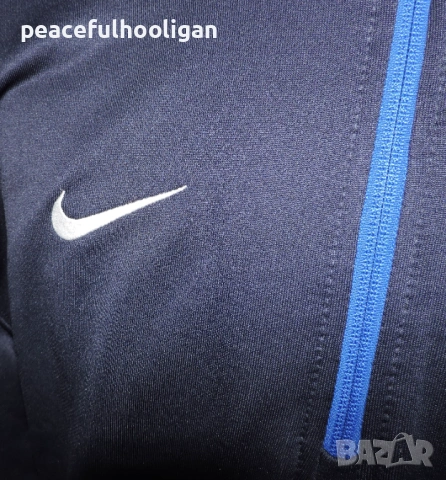Nike Running -мъжка синя блуза с дълъг ръкав за спорт размер XL  Размер по етикет - XL Състояние : , снимка 4 - Спортни дрехи, екипи - 53393157