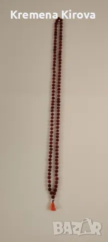 Будистка мала от 108 зърна рудракша. С възли. Бижута Луди гъби., снимка 2 - Колиета, медальони, синджири - 48764448