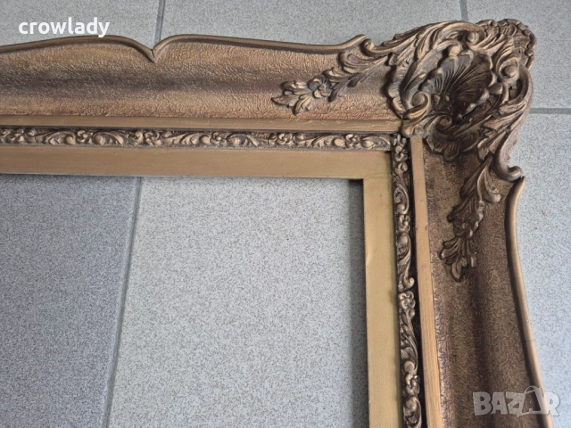 Барокова златна дървена рамка за гоблен картина огледало 10, снимка 3 - Картини - 52631706