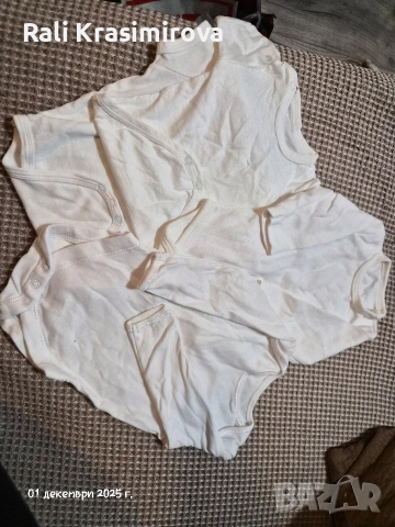 чисто нови ромпери и бодита 62-68, снимка 3 - Бодита за бебе - 52615675