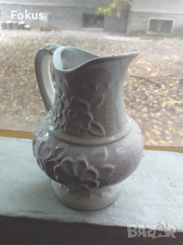 Бяла кана немска керамика колекционерска, снимка 4 - Антикварни и старинни предмети - 53451904