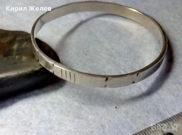 СТАРА ОСМАНСКА МАЙСТОРСКА МАСИВНА СРЕБЪРНА ГРИВНА СРЕБРО ВИСОКА ПРОБА с 2 РЕДКИ МАРКИРОВКИ 30814, снимка 11 - Антикварни и старинни предмети - 49959892