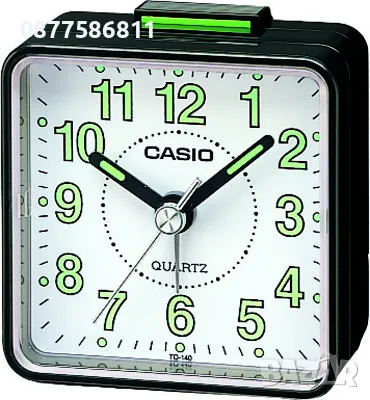 НОВ ОРИГИНАЛЕН БУДИЛНИК CASIO TQ-140. БУДИЛНИЦИ КАСИО TQ-140-1 С НЕОНОВ (ФОСФОРЕСЦИРАЩ) ДИСПЛЕЙ., снимка 3 - Други - 50306365