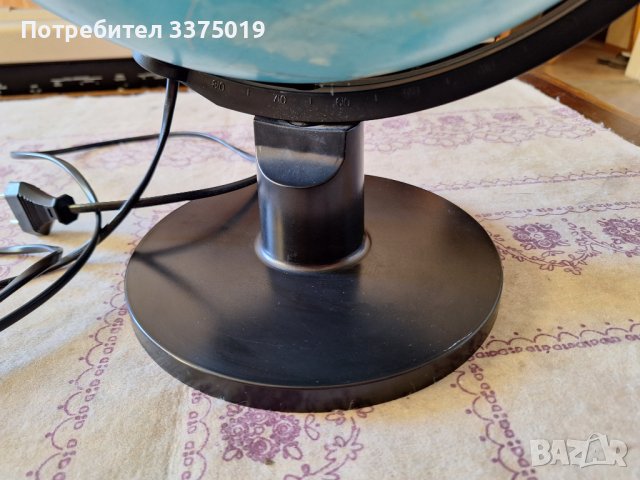 Глобус нощна лампа , снимка 3 - Декорация за дома - 43569630