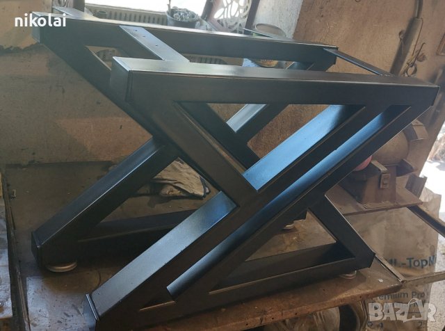 Метални крака за маса и пейка , снимка 10 - Градински мебели, декорация  - 38192045
