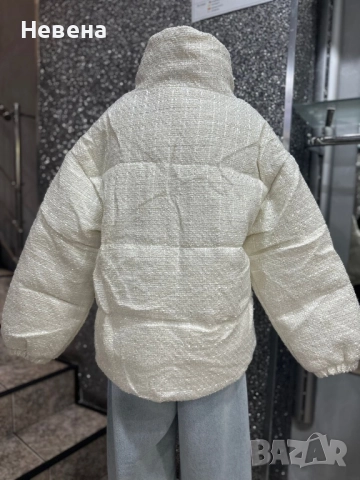 Зимно яке букле 2 цвята, снимка 3 - Якета - 52089522