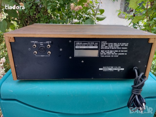 Akai CS-707D  stereo cassette deck, снимка 12 - Декове - 37489703