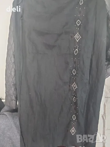 Дълга италианска пола. Размер Л 100% Лен, снимка 2 - Поли - 49886847