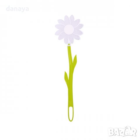 3129 Палка за мухи Цвете мухобойка, 50см, снимка 6 - Мопове, кофи, четки и метли - 38228083