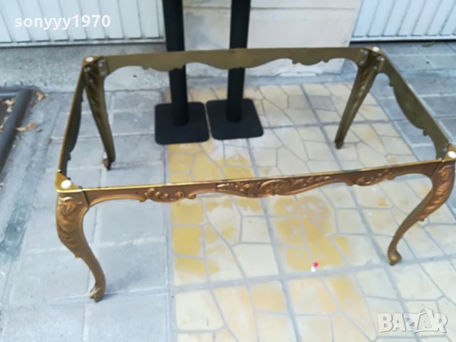 АНТИК-КОЛЕКЦИЯ-златна маса-мед/месинг-внос франция, снимка 7 - Антикварни и старинни предмети - 26301573