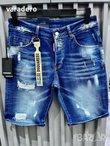Мъжки къси дънки висок клас Dsquared , снимка 6 - Дънки - 37158385