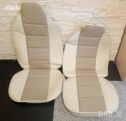 Луксозни кожени калъфи за предни седалки, снимка 2 - Аксесоари и консумативи - 53147850