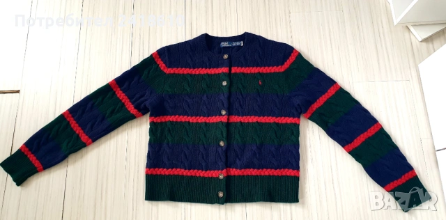 POLO Ralph Lauren Cable Wool / Cashmere Knit Womens Size XL НОВО! ОРИГИНАЛ! Дамска Жилетка, снимка 10 - Жилетки - 53210785