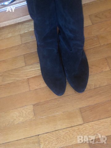Дамски ботуши естествен велур Tamaris, снимка 6 - Дамски ботуши - 35293068