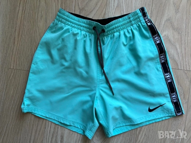 Оригинални мъжки бански шорти Nike S, снимка 2 - Бански - 52887462
