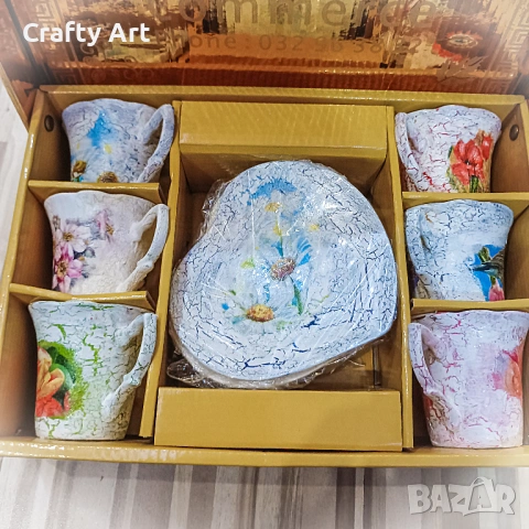 Ароматна свещ в порцеланова чаша , снимка 2 - Декорация за дома - 53499740