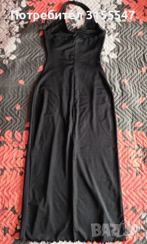 Елегантна черна рокля, снимка 3 - Рокли - 52090963