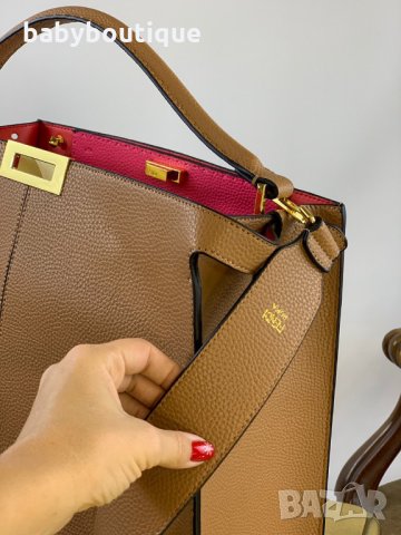 Fendi Peekaboo brown , снимка 4 - Чанти - 27604082