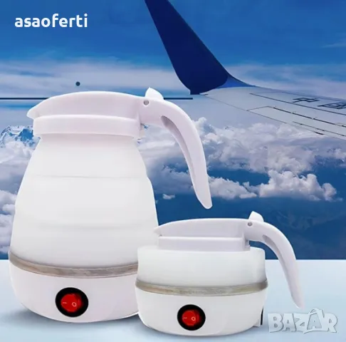 Сгъваема електрическа кана за пътуване, снимка 5 - Аксесоари за кухня - 49499371