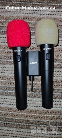Продавам комплект безжични микрофони Sony UO ULT MIC 1, снимка 5 - Караоке - 53456156