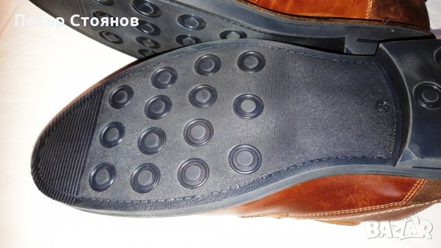 Стилни мъжки кларкове от естествена кожа PAUL HUNTER №46, снимка 10 - Мъжки боти - 27180009