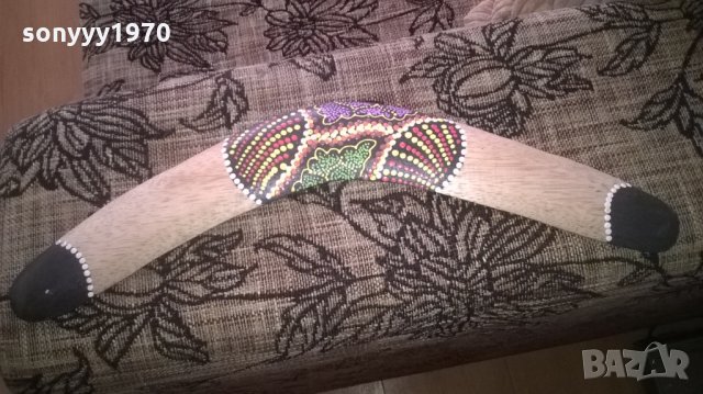 БУМЕРАНГ 40СМ-ВНОС ШВЕИЦАРИЯ, снимка 2 - Колекции - 27868090