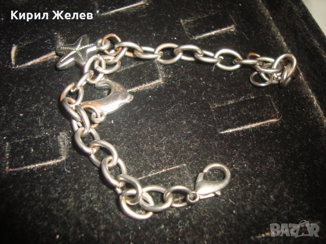 ПОСРЕБРЕНА МЕДНА ГРИВНИЧКА с ФИГУРКИ 20787, снимка 5 - Гривни - 32239297