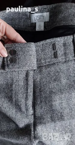 Сезонен Пола-панталон / панталон с широки крачоли с хастар "Loft" / Ann Taylor, снимка 9 - Панталони - 16717989