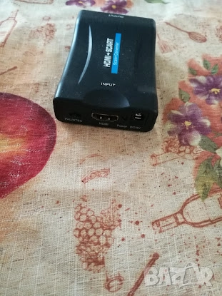 HDMI конвертор SKART видео адаптер , снимка 4 - Приемници и антени - 51929702