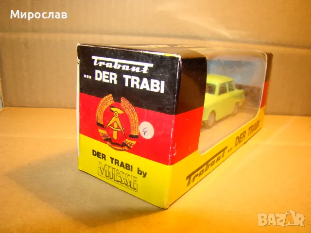 1:43 VITESSE TRABANT ТРАБАНТ КОЛИЧКА ИГРАЧКА МОДЕЛ, снимка 4 - Колекции - 48749414