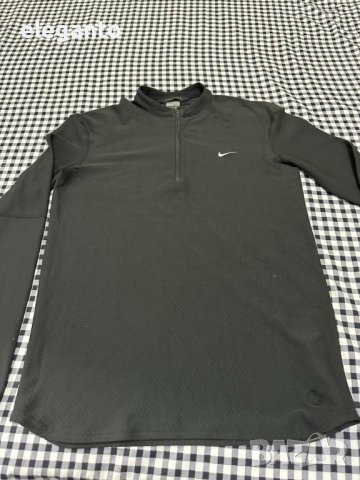 Nike Sphere  1/2-Zip Running мъжка поларена термо блуза размер Л , снимка 5 - Спортни дрехи, екипи - 43927021