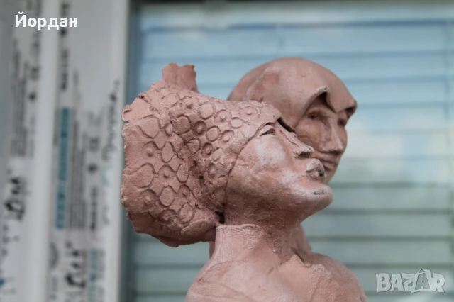 Стара европейска скулптура от метал, снимка 17 - Други ценни предмети - 50897086