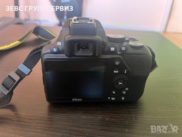 Фотоапарат DSLR Nikon D3500, 24.2MP, Черен + Обектив AF-P 18-55 мм VR, снимка 6 - Фотоапарати - 44882163