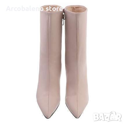 Дамски боти на висок ток, снимка 2 - Дамски боти - 38246795