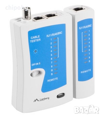 Инструмент, Lanberg cable tester for RJ-45, RJ-12, RJ-11, coaxial, снимка 3 - Други инструменти - 38579724